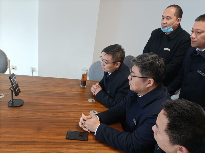 視頻連線(xiàn)云慰問(wèn)  真情傳遞送溫暖